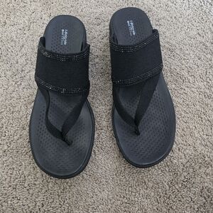 Life Stride Black Sandals